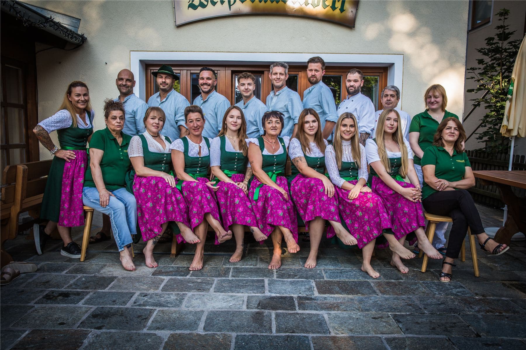 Das Team vom Weißbräustüberl Miesbach